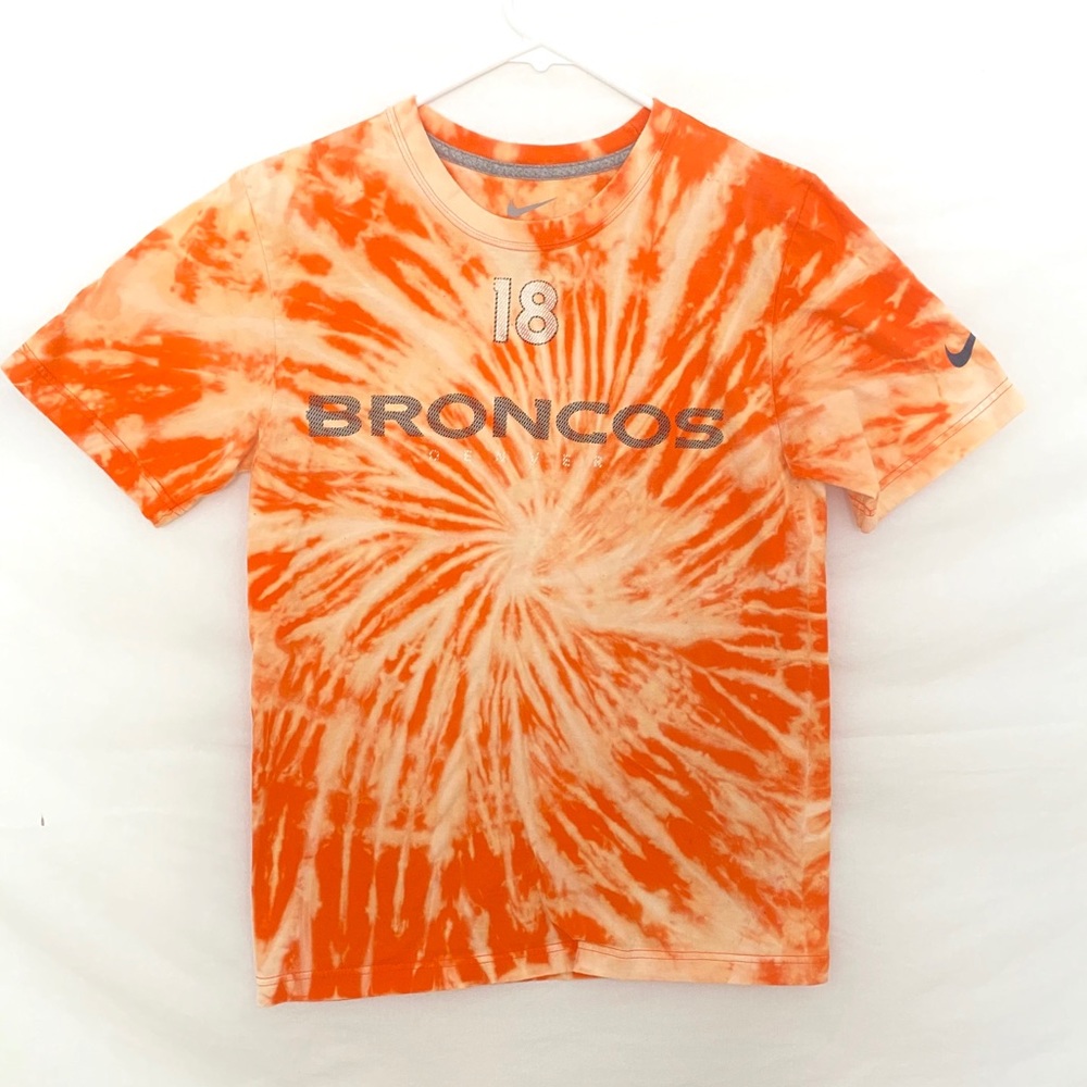 Denver Broncos custom dyed shirt